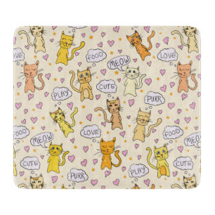 Planche À Découper Motif de chats