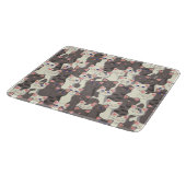 Planche À Découper Motif de chats blancs et gris (Coin)