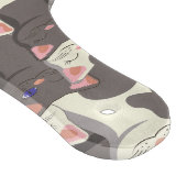 Planche À Découper Motif de chats blancs et gris (Coin)