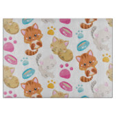 Planche À Découper Motif De Chats, Chats Mignons, Kitty, Chatons, Paw (Devant)