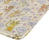 Planche À Découper Motif de chats mignons (Coin)
