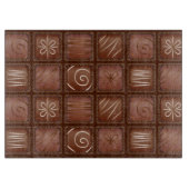 Planche À Découper Motif de chocolat (Devant)