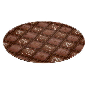 Planche À Découper Motif de chocolat