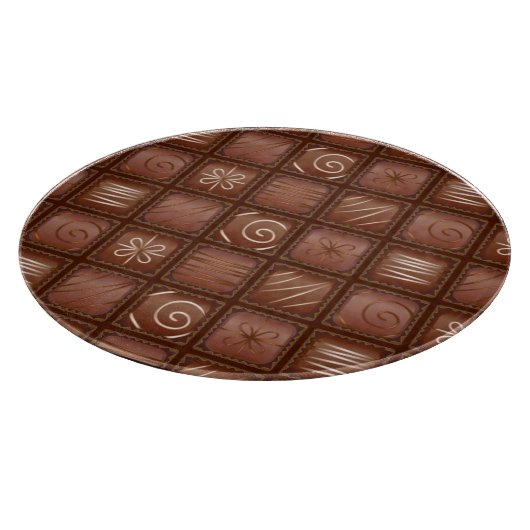 Planche À Découper Motif de chocolat (Coin)