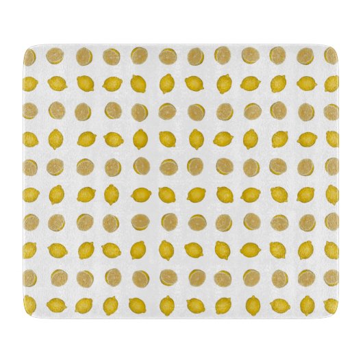 Planche À Découper Motif de citron (Devant)