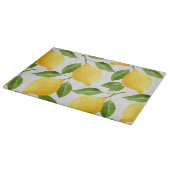 Planche À Découper Motif de citrons d'aquarelle (Coin)