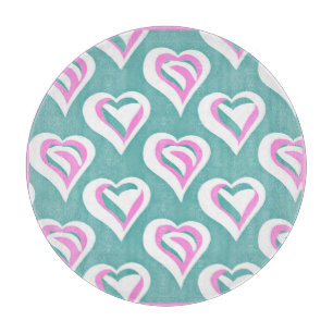 Planche À Découper Motif de coeur d'amour étonnant