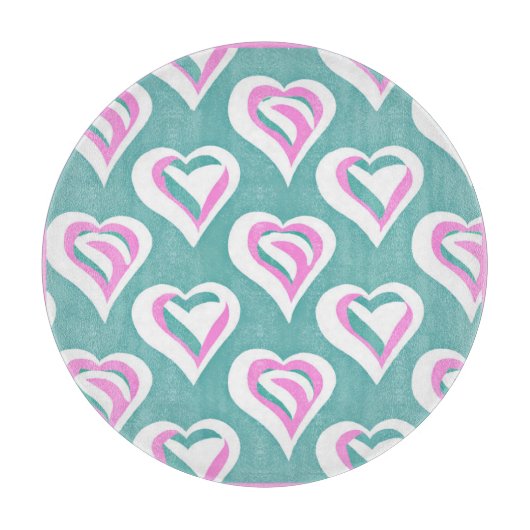 Planche À Découper Motif de coeur d'amour étonnant (Devant)