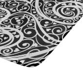 Planche À Découper Motif de cœurs noirs et blancs mignons (Coin)