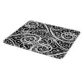 Planche À Découper Motif de cœurs noirs et blancs mignons (Coin)
