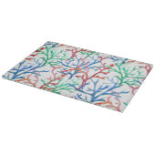 Planche À Découper Motif de corail aquarelle (Coin)