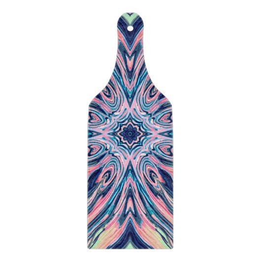 Planche À Découper motif de corail d'océan d'agate (Devant)
