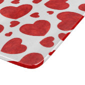 Planche À Découper Motif de couleur rouge (Coin)