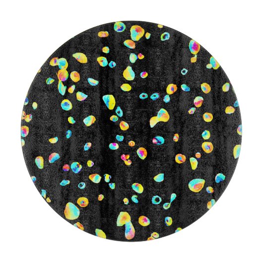 Planche À Découper Motif de couleur vivant (Devant)