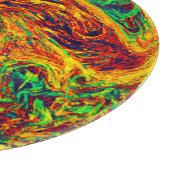 Planche À Découper Motif de couleur vive (Coin)