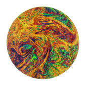 Planche À Découper Motif de couleur vive (Devant)