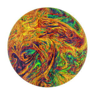 Planche À Découper Motif de couleur vive