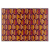 Planche À Découper Motif de couleurs de chute (Devant)