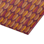 Planche À Découper Motif de couleurs de chute (Coin)