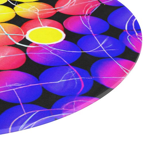 Planche À Découper Motif de couleurs vives (Coin)