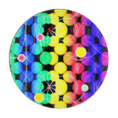 Planche À Découper Motif de couleurs vives (Devant)