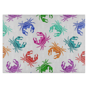 Planche À Découper Motif De Crabes
