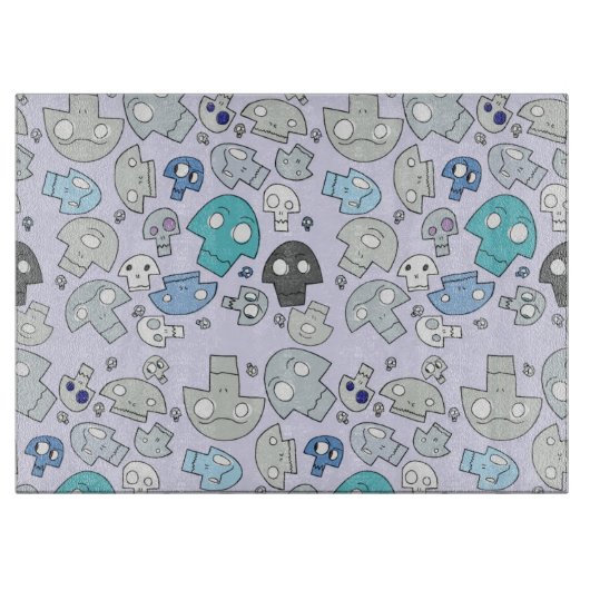 Planche À Découper Motif de crâne (Devant)