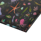 Planche À Découper Motif de créatures de mer (Coin)