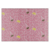Planche À Découper Motif de crème glacée d'été (Devant)