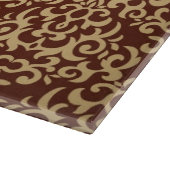 Planche À Découper Motif de damassé sur l'arrière - plan de gradient (Coin)