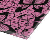 Planche À Découper motif de dentelle avec des papillons (Coin)