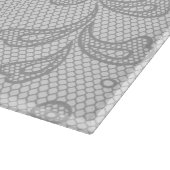 Planche À Découper Motif de dentelle, cru 1 de fleur (Coin)
