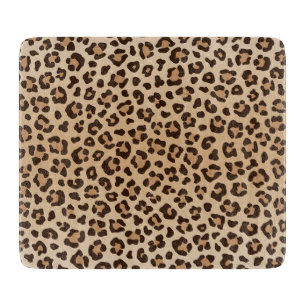 Planche À Découper Motif de design imprimé léopard exotique
