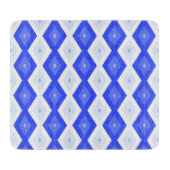 Planche À Découper Motif de diamant bleu royal (Devant)