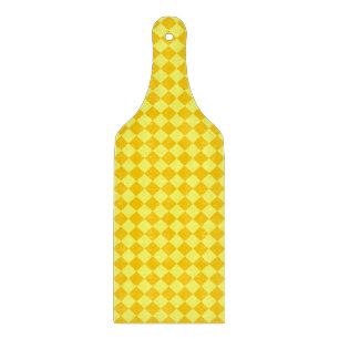Planche À Découper Motif de diamant combiné jaune par STaylor