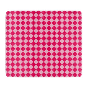 Planche À Découper Motif de diamant combiné rose par Shirley Taylor