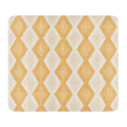 Planche À Découper Motif de diamant jaune (Devant)