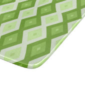 Planche À Découper Motif de diamant vert Chartreuse (Coin)