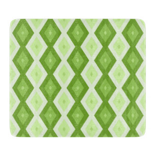 Planche À Découper Motif de diamant vert Chartreuse