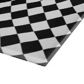 Planche À Découper Motif de diamants noir et blanc par Shirley Taylor (Coin)