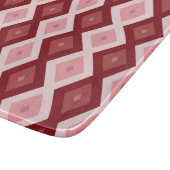 Planche À Découper Motif de diamants rouges (Coin)