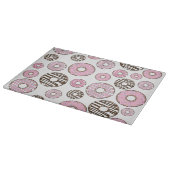 Planche À Découper Motif De Donuts, Donuts Roses, Donuts Blancs (Coin)