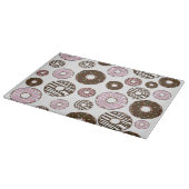Planche À Découper Motif De Donuts, Donuts Roses, Donuts Brown (Coin)