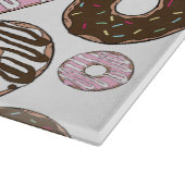 Planche À Découper Motif De Donuts, Donuts Roses, Donuts Brown (Coin)
