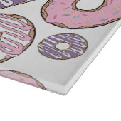 Planche À Découper Motif De Donuts, Donuts Roses, Donuts Violets (Coin)