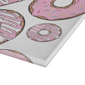 Planche À Découper Motif De Donuts, Donuts Roses, Saupoudrages (Coin)