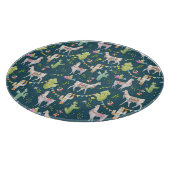 Planche À Découper Motif de drapeau de lama d'aquarelle (Coin)