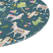 Planche À Découper Motif de drapeau de lama d'aquarelle (Coin)