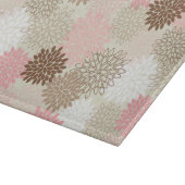 Planche À Découper Motif De FEMME Rose Et Brown (Coin)