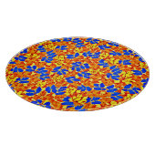 Planche À Découper Motif de feuillage couleur chic (Coin)
